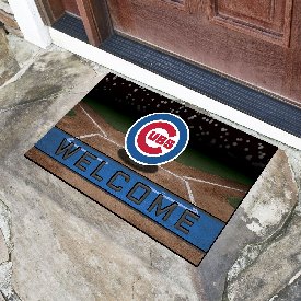 Chicago Cubs Rubber Door Mat - 18in. x 30in., 21913