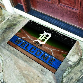 Detroit Tigers Rubber Door Mat - 18in. x 30in., 21918