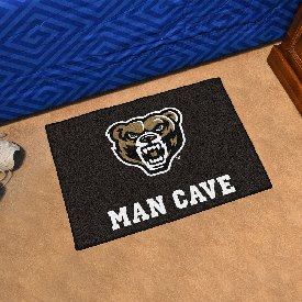 Oakland Golden Grizzlies Man Cave Starter Mat Accent Rug - 19in. x 30in., 22111