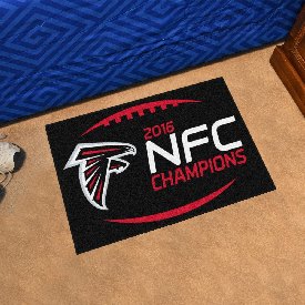Atlanta Falcons Starter Mat Accent Rug - 19in. x 30in. - 2016 NFC Champions, 22138