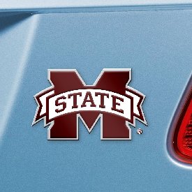 Mississippi State Bulldogs 3D Color Metal Emblem, 22231