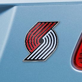 Portland Trail Blazers 3D Color Metal Emblem, 22247