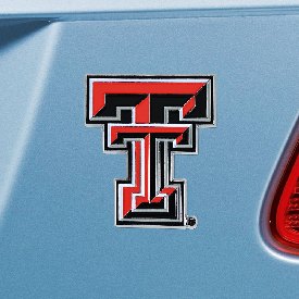 Texas Tech Red Raiders 3D Color Metal Emblem, 22256