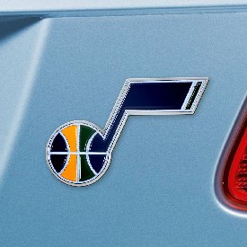 Utah Jazz 3D Color Metal Emblem, 22259