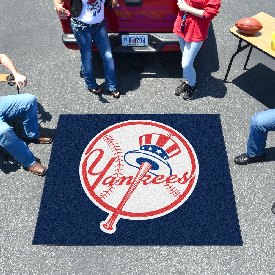 New York Yankees Tailgater Rug - 5ft. x 6ft. - Circular Yankees Primary Logo, 22340