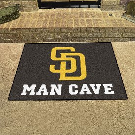 MLB - San Diego Padres Man Cave All-Star Mat 33.75"x42.5", 22460