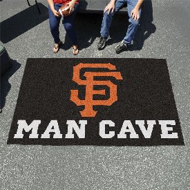 San Francisco Giants Man Cave Ulti-Mat Rug - 5ft. x 8ft. - SF Cap Logo, 22466