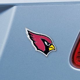 Arizona Cardinals 3D Color Metal Emblem, 22527