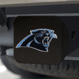 NFL - Carolina Panthers Color Hitch Cover - Black3.4"x4", 22541