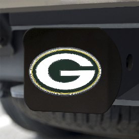 Green Bay Packers Black Metal Hitch Cover - 3D Color Emblem, 22562