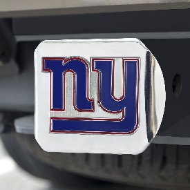 NFL - New York Giants Color Hitch Cover - Chrome3.4"x4", 22591