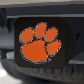 Clemson Tigers Black Metal Hitch Cover - 3D Color Emblem, 22675