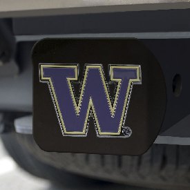University of Washington Hitch Cover - Color on Black 3.4"x4", 22838