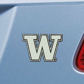 Washington Huskies 3D Chrome Metal Emblem, 22839