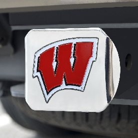 Wisconsin Badgers Hitch Cover - 3D Color Emblem, 22853