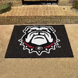 Georgia Bulldogs All-Star Rug - 34 in. x 42.5 in. - New Bulldog Head Logo, 22866