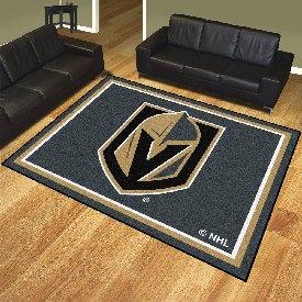 Vegas Golden Knights 8ft. x 10 ft. Plush Area Rug, 22913