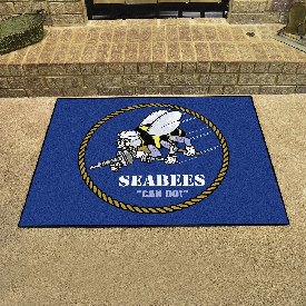U.S. Navy - SEABEES All-Star Rug - 34 in. x 42.5 in., 22949