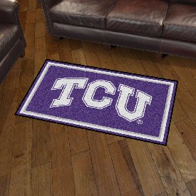 TCU Horned Frogs 3ft. x 5ft. Plush Area Rug, 22981