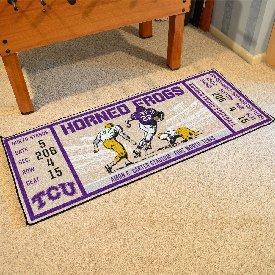 TCU Horned Frogs Ticket Runner Rug - 30in. x 72in., 23142