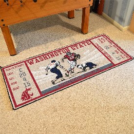 Washington State Cougars Ticket Runner Rug - 30in. x 72in., 23151