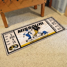 Missouri Tigers Ticket Runner Rug - 30in. x 72in., 23159