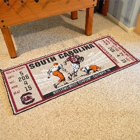 South Carolina Gamecocks Ticket Runner Rug - 30in. x 72in., 23180