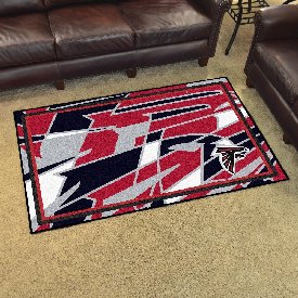 Atlanta Falcons 4ft. x 6ft. Plush Area Rug XFIT Design, 23202