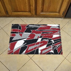 Atlanta Falcons Rubber Scraper Door Mat XFIT Design, 23203
