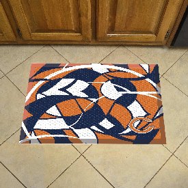 Chicago Bears Rubber Scraper Door Mat XFIT Design, 23227