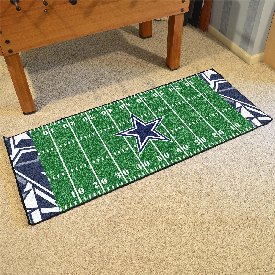 Dallas Cowboys Football Field Runner Mat - 30in. x 72in. XFIT Design, 23248