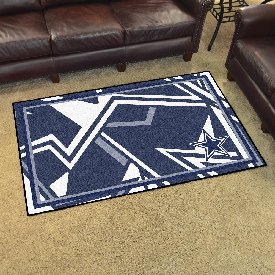 Dallas Cowboys 4ft. x 6ft. Plush Area Rug XFIT Design, 23251