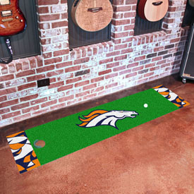 Denver Broncos Putting Green Mat - 1.5ft. x 6ft., 23255