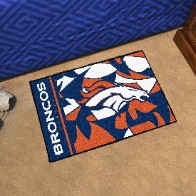 Denver Broncos Starter Mat XFIT Design - 19in x 30in Accent Rug, 23259