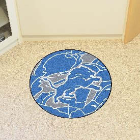 Detroit Lions Roundel Rug - 27in. Diameter XFIT Design, 23262