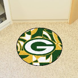 Green Bay Packers Roundel Rug - 27in. Diameter XFIT Design, 23268