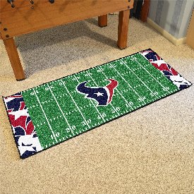 Houston Texans Football Field Runner Mat - 30in. x 72in. XFIT Design, 23272