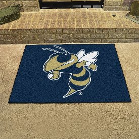 Georgia Tech Yellow Jackets All-Star Rug - 34 in. x 42.5 in., Buzz, 23992