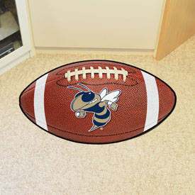 Georgia Tech Yellow Jackets Football Rug - 20.5in. x 32.5in., Buzz, 23999