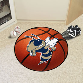 Georgia Tech Basketball Mat 27" diameter, AGS-24001 Georgia Tech Basketball Mat 27" diameter, AGS-24001