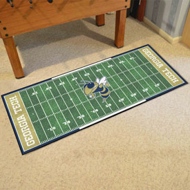 Georgia Tech Yellow Jackets Field Runner Mat - 30in. x 72in., Buzz, 24007
