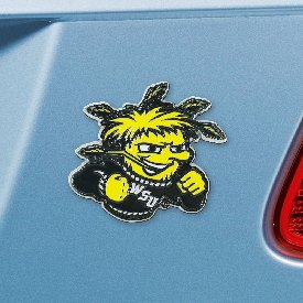 Wichita State Shockers 3D Color Metal Emblem, 24479