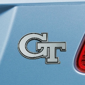 Georgia Tech Yellow Jackets 3D Chrome Metal Emblem, 25003