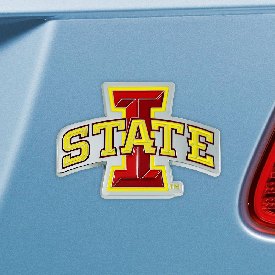 Iowa State Cyclones 3D Color Metal Emblem, 25036