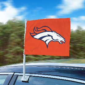 Denver Broncos Car Flag Large 1pc 11" x 14", 25483