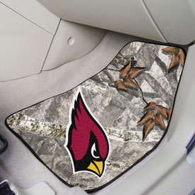 Arizona Cardinals Camo Front Carpet Car Mat Set - 2 Pieces, 25488