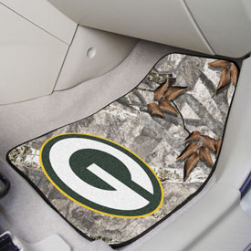 Green Bay Packers Camo Front Carpet Car Mat Set - 2 Pieces, 25499