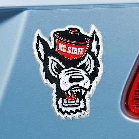 NC State Wolfpack 3D Color Metal Emblem, 25586