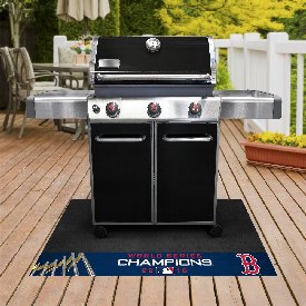 Boston Red Sox 2018 World Series Champions Vinyl Grill Mat - 26in. x 42in., 25701