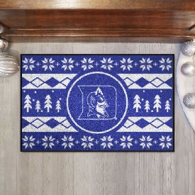 Duke Blue Devils Holiday Sweater Starter Mat Accent Rug - 19in. x 30in., 25806